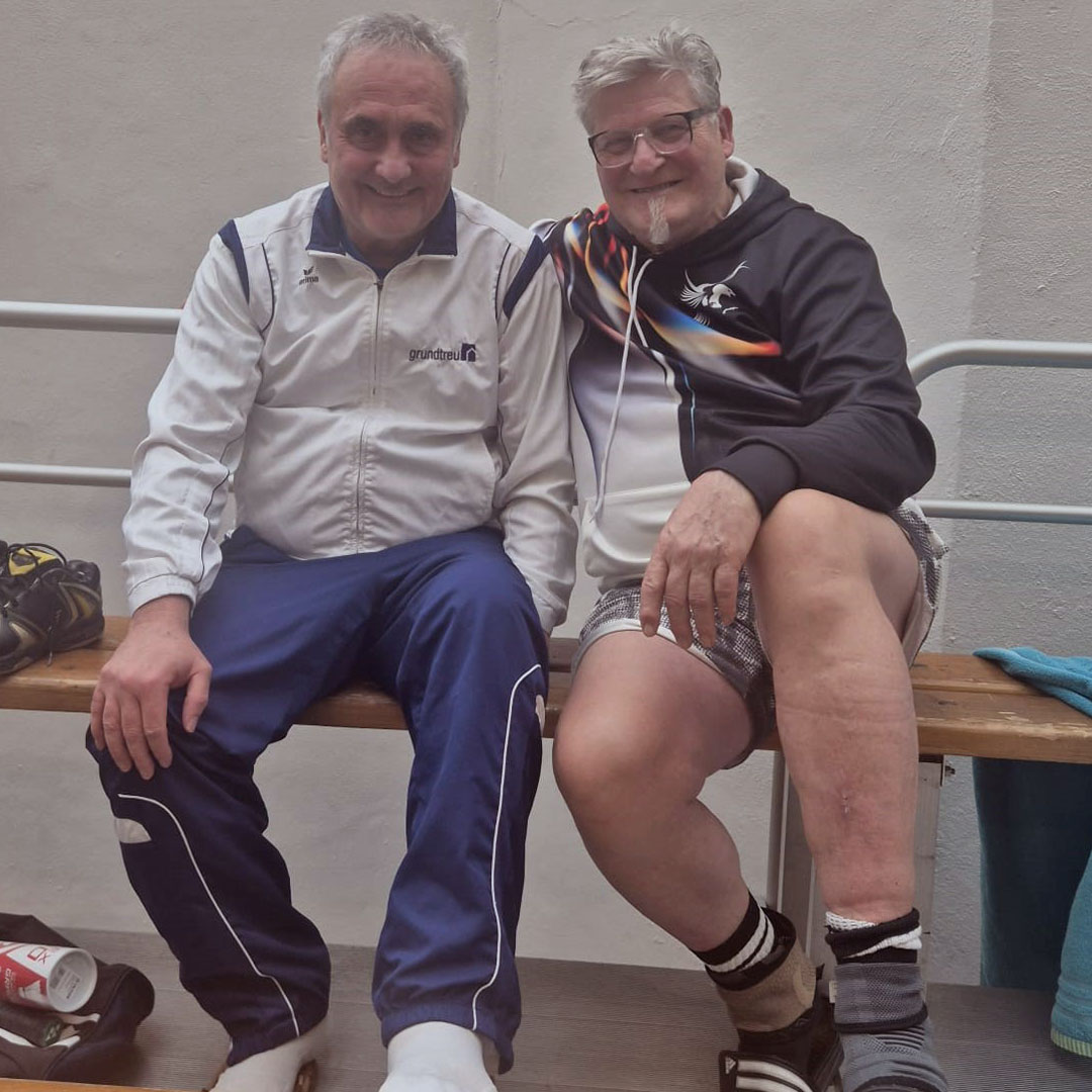 Auf dem Foto sind Hendrik Hausdörder und Harry Wolfram zu sehen.